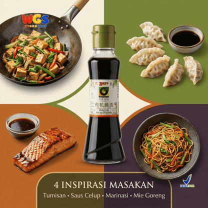 IKPS Kecap Organik 160ml - Organic Soy Sauce untuk Tumisan, Marinasi & Saus Celup