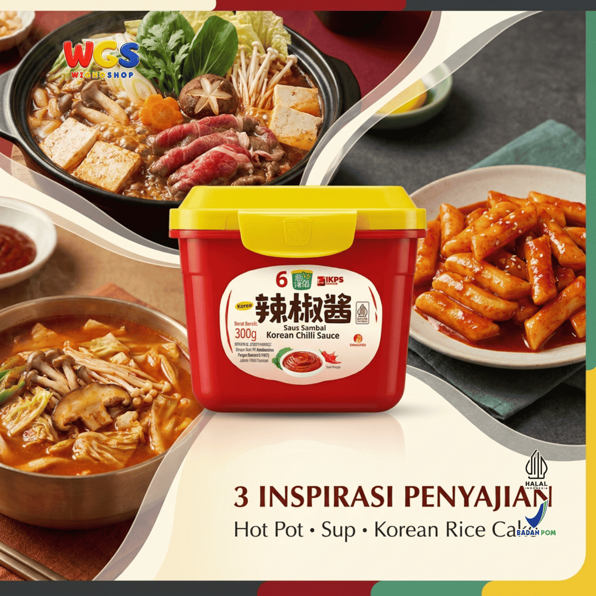 IKPS Korean Chilli Sauce 300g - Saus Sambal Korea untuk Tteokbokki & Ayam
