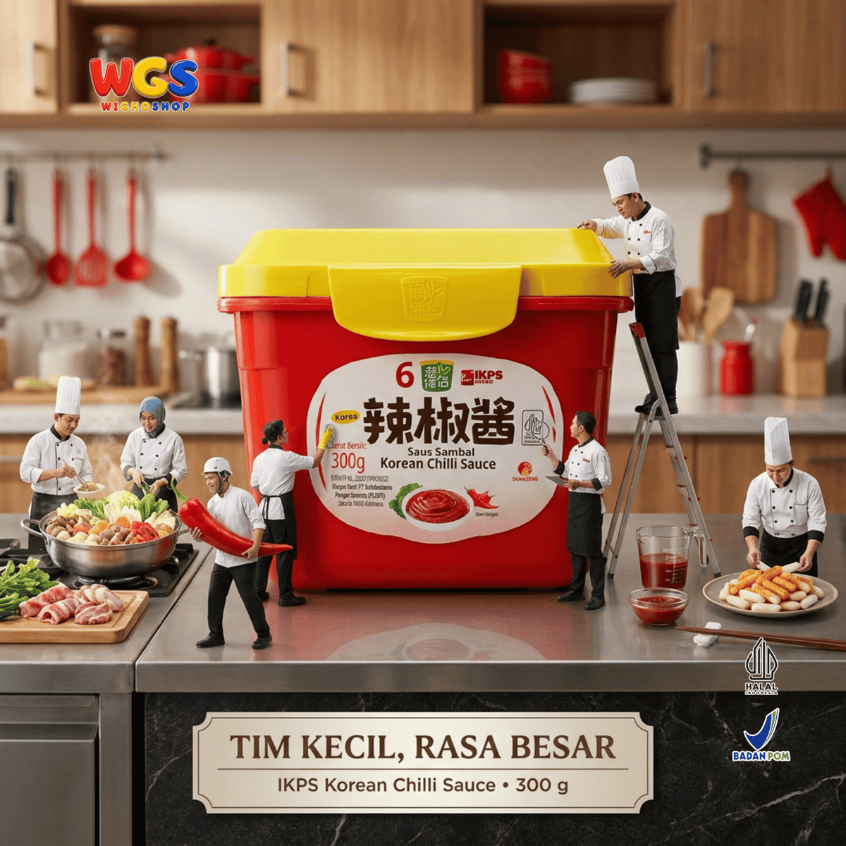 IKPS Korean Chilli Sauce 300g - Saus Sambal Korea untuk Tteokbokki & Ayam