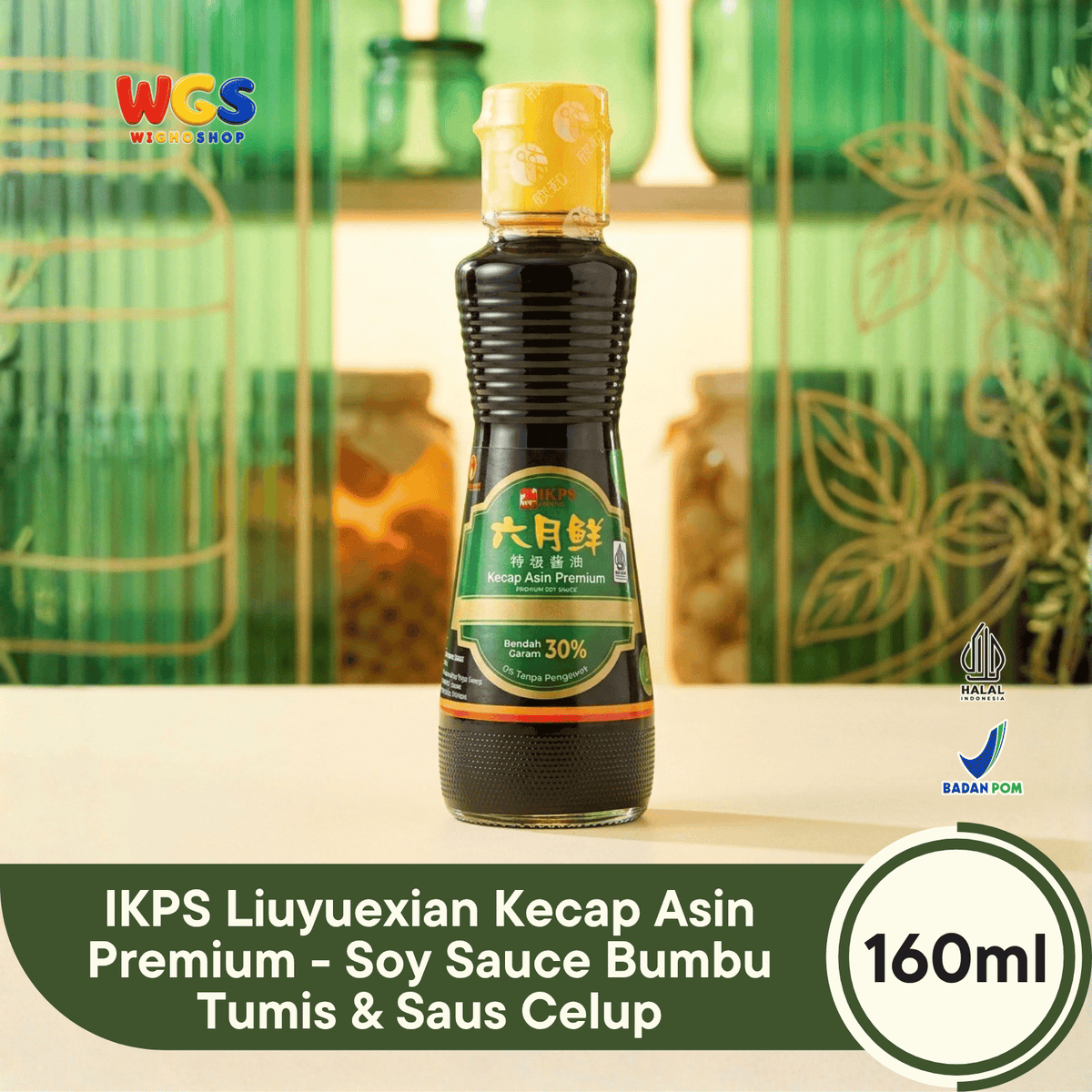 IKPS Liuyuexian Kecap Asin Premium 160ml - Soy Sauce Bumbu Tumis & Saus Celup