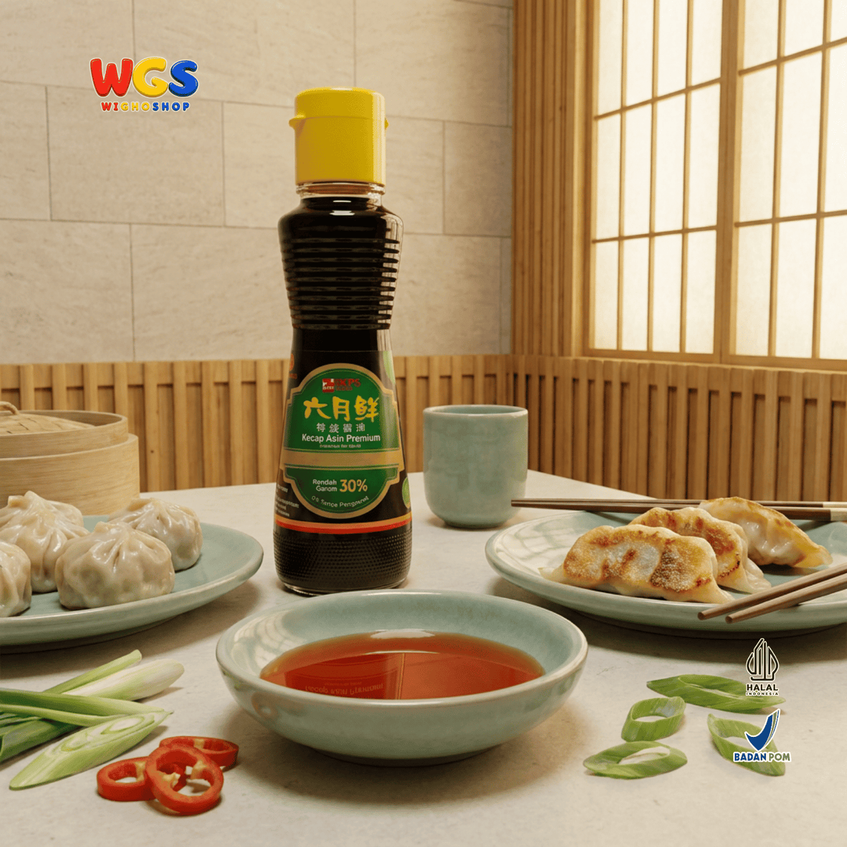 IKPS Liuyuexian Kecap Asin Premium 160ml - Soy Sauce Bumbu Tumis & Saus Celup