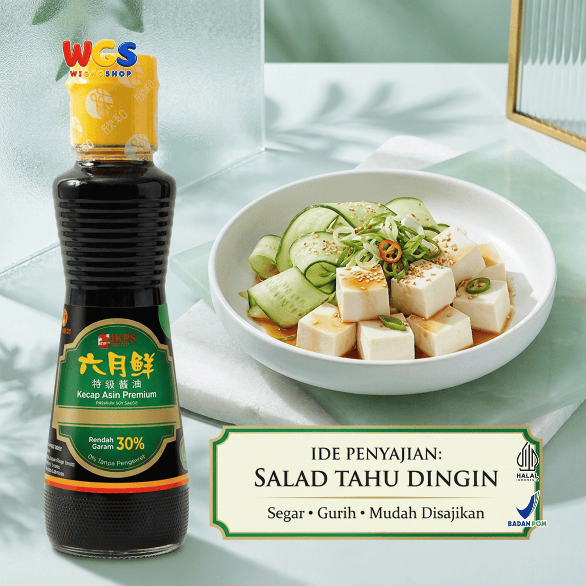 IKPS Liuyuexian Kecap Asin Premium 160ml - Soy Sauce Bumbu Tumis & Saus Celup