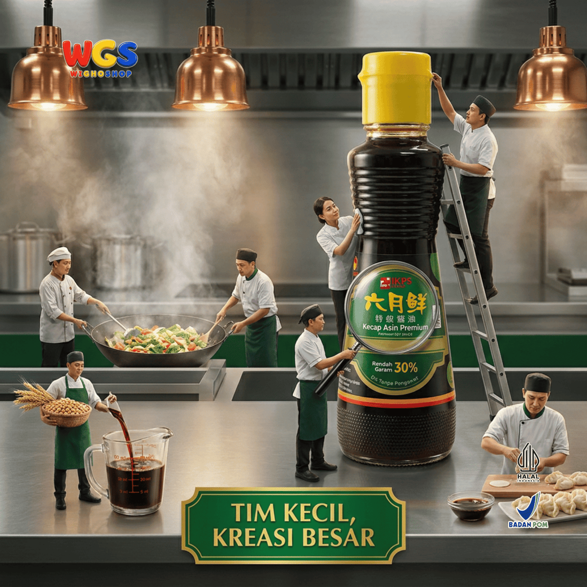IKPS Liuyuexian Kecap Asin Premium 160ml - Soy Sauce Bumbu Tumis & Saus Celup
