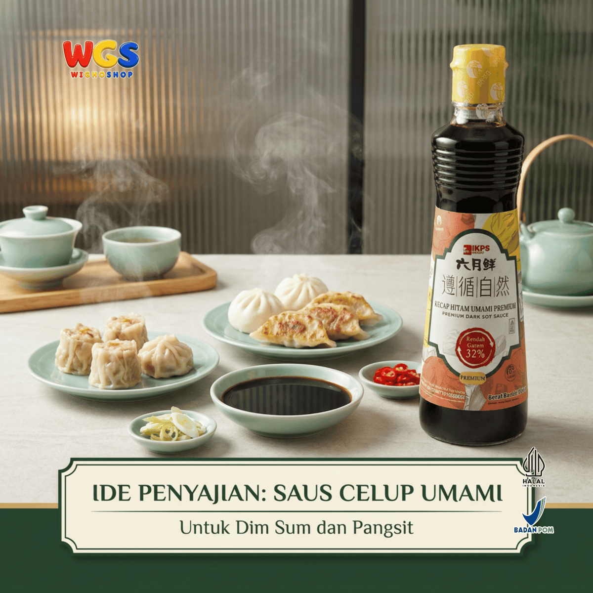 IKPS Liuyuexian Kecap Hitam Umami Premium 500ml - Dark Soy Sauce Tumisan & Saus Celup