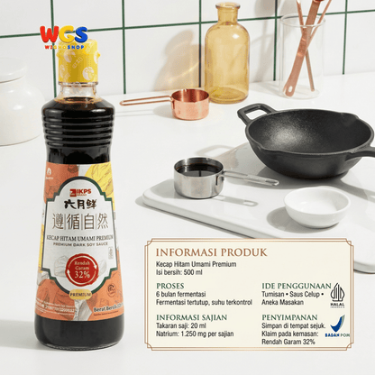 IKPS Liuyuexian Kecap Hitam Umami Premium 500ml - Dark Soy Sauce Tumisan & Saus Celup