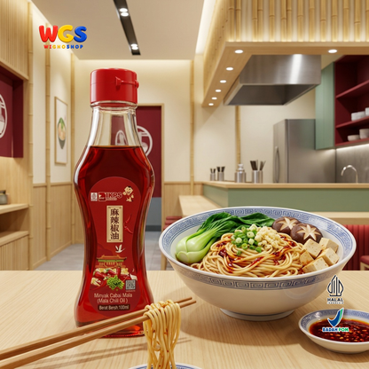 IKPS Minyak Cabai Mala 100ml - Mala Chili Oil Minyak Cabe Pedas Bumbu Hot Pot Mie Dimsum Tumisan Nasi