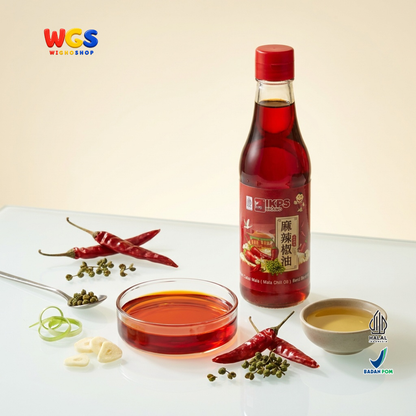 IKPS Minyak Cabai Mala 255ml - Mala Chili Oil Minyak Cabe Pedas Bumbu Hot Pot Mie Dimsum Tumisan Nasi
