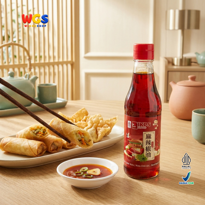 IKPS Minyak Cabai Mala 255ml - Mala Chili Oil Minyak Cabe Pedas Bumbu Hot Pot Mie Dimsum Tumisan Nasi
