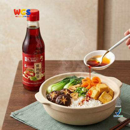 IKPS Minyak Cabai Mala 255ml - Mala Chili Oil Minyak Cabe Pedas Bumbu Hot Pot Mie Dimsum Tumisan Nasi