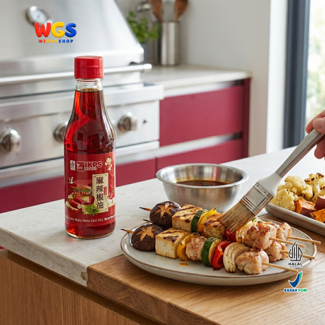 IKPS Minyak Cabai Mala 255ml - Mala Chili Oil Minyak Cabe Pedas Bumbu Hot Pot Mie Dimsum Tumisan Nasi