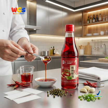 IKPS Minyak Cabai Mala 255ml - Mala Chili Oil Minyak Cabe Pedas Bumbu Hot Pot Mie Dimsum Tumisan Nasi