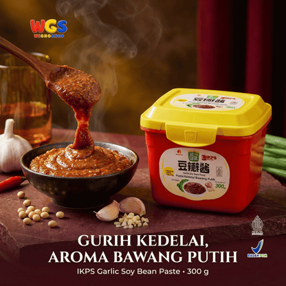 IKPS Pasta Kedelai Bawang Putih 300g - Garlic Soy Bean Paste Bumbu Tumis
