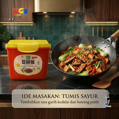 IKPS Pasta Kedelai Bawang Putih 300g - Garlic Soy Bean Paste Bumbu Tumis