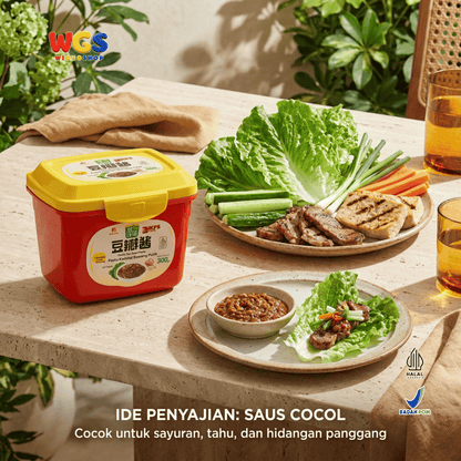 IKPS Pasta Kedelai Bawang Putih 300g - Garlic Soy Bean Paste Bumbu Tumis