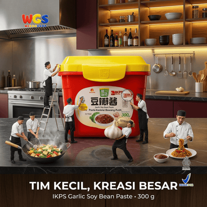 IKPS Pasta Kedelai Bawang Putih 300g - Garlic Soy Bean Paste Bumbu Tumis