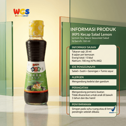 IKPS Weidamei Kecap Salad Lemon 160ml - Lemon Soy Sauce Dressing & Saus Sushi