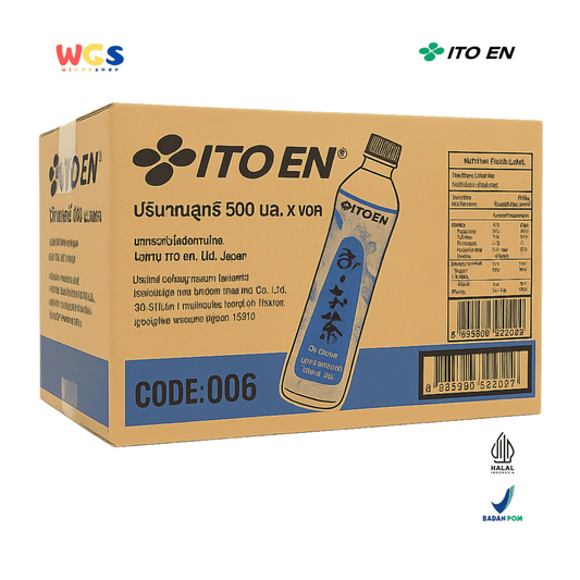 ITO EN Jasmine Green Tea Unsweetened 500mL x 24 – Teh Hijau Melati Jepang Tanpa Gula