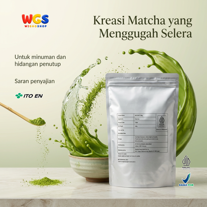 ITO EN Matcha IT Shizuoka 500g - Bubuk Teh Hijau Jepang untuk Matcha Latte, Dessert dan Baking