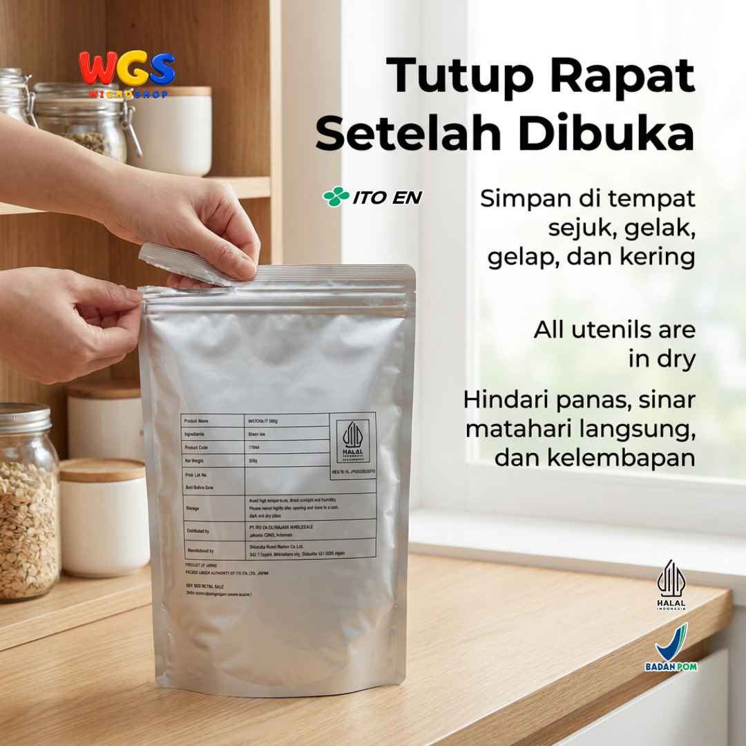 ITO EN Matcha IT Shizuoka 500g - Bubuk Teh Hijau Jepang untuk Matcha Latte, Dessert dan Baking
