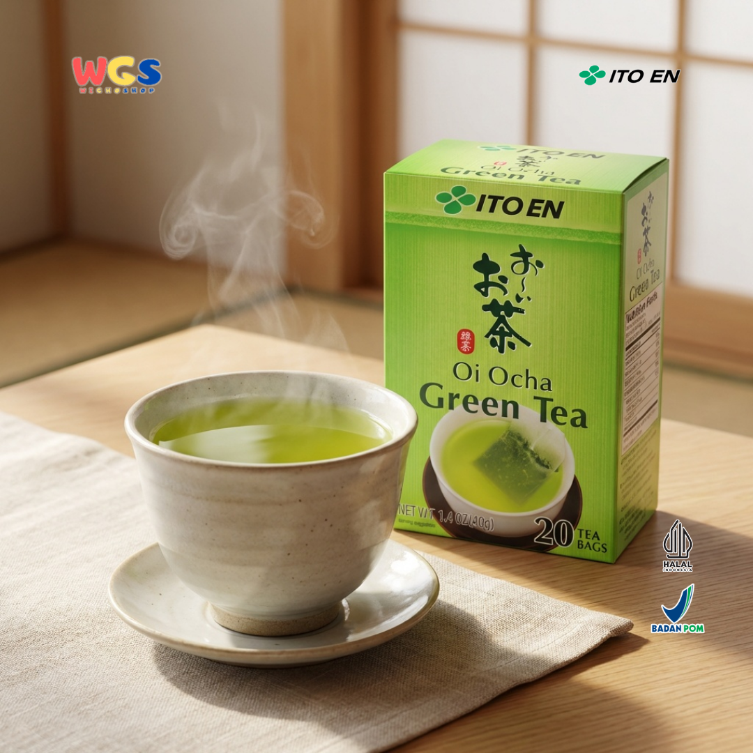 ITO EN Oi Ocha Green Tea 40g (20 Tea Bags) - Teh Hijau Jepang Sencha Tea Bags