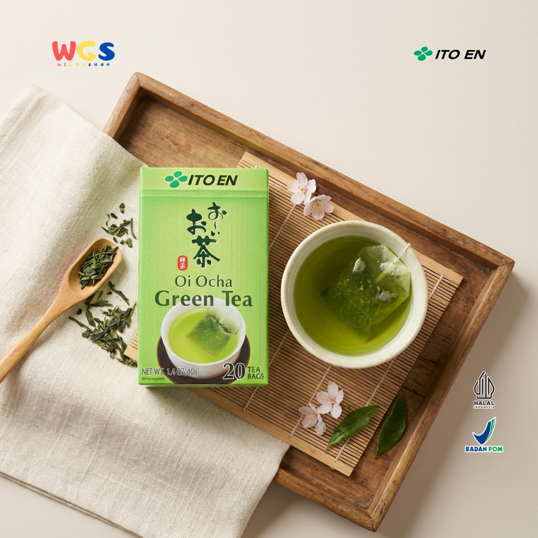 ITO EN Oi Ocha Green Tea 40g (20 Tea Bags) - Teh Hijau Jepang Sencha Tea Bags