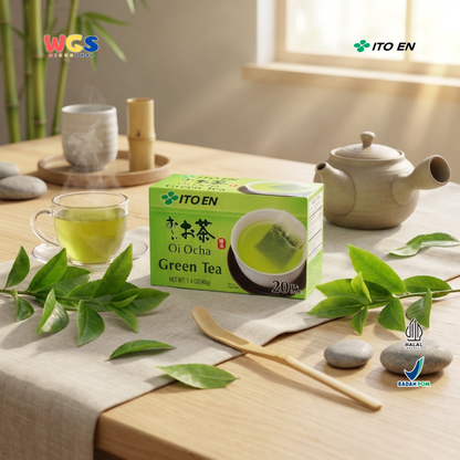 ITO EN Oi Ocha Green Tea 40g (20 Tea Bags) - Teh Hijau Jepang Sencha Tea Bags