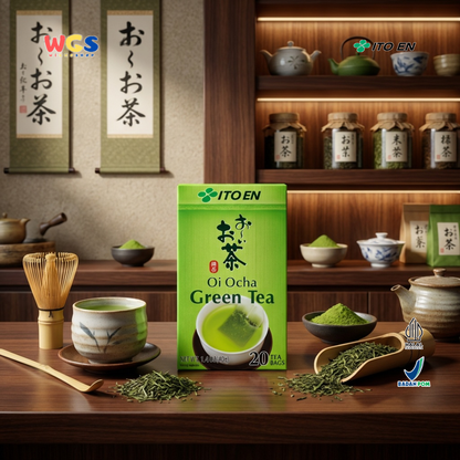 ITO EN Oi Ocha Green Tea 40g (20 Tea Bags) - Teh Hijau Jepang Sencha Tea Bags