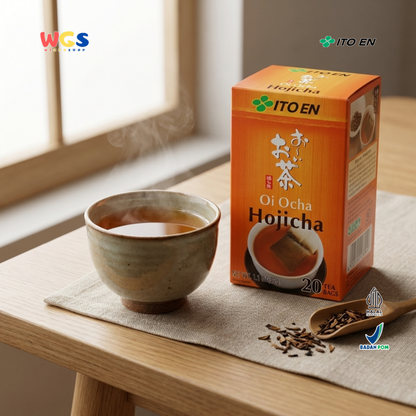 ITO EN Oi Ocha Hojicha 32g (20 Tea Bags) - Teh Hijau Jepang Roasted Green Tea