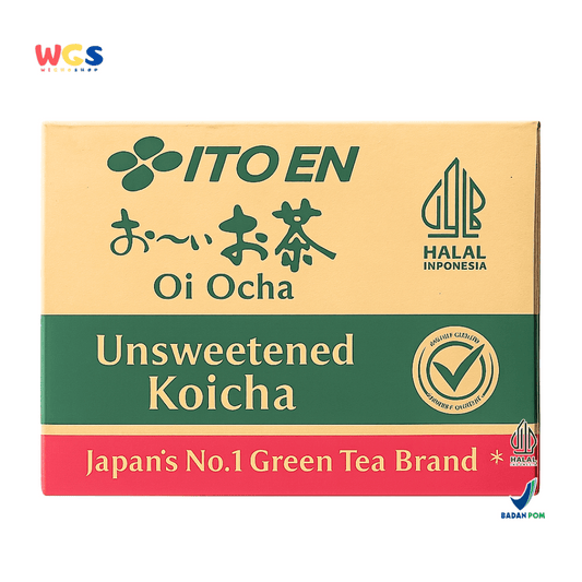 ITO EN Oi Ocha Unsweetened Koicha Bold Green Tea 500ml x 24 Botol – Teh Hijau Jepang Tanpa Gula