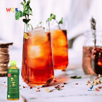 ITO EN Oi Ocha Unsweetened Koicha Bold Green Tea 500ml x 24 Botol – Teh Hijau Jepang Tanpa Gula