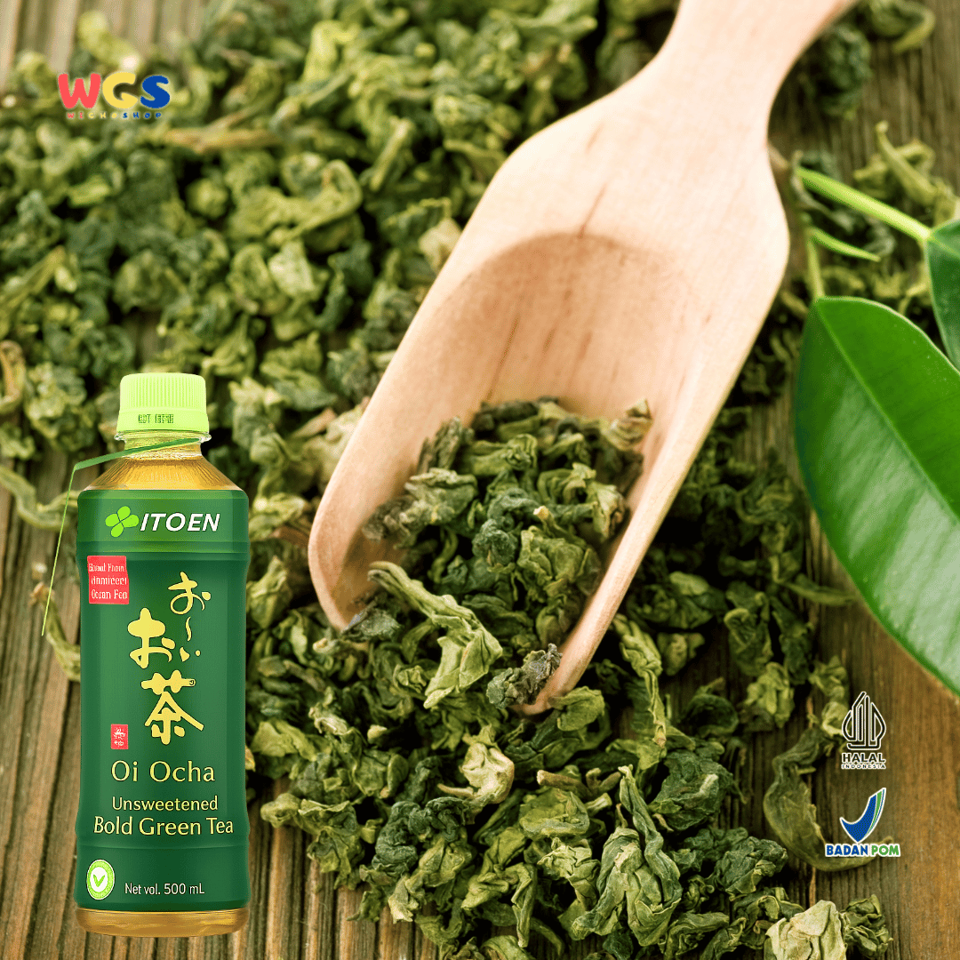 ITO EN Oi Ocha Unsweetened Koicha Bold Green Tea 500ml x 24 Botol – Teh Hijau Jepang Tanpa Gula