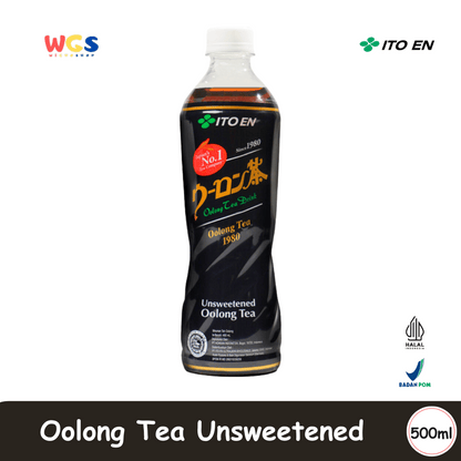 ITO EN Oolong Tea Unsweetened 480mL – Teh Oolong Jepang 1980 Tanpa Gula & Kalori