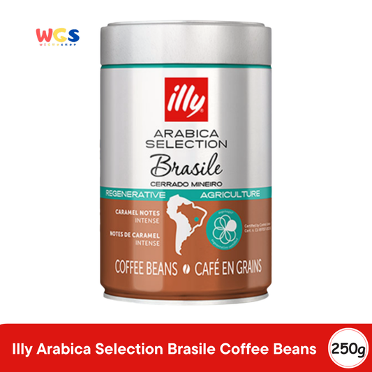 Illy Arabica Selection Brasile Coffee Beans 250g – Biji Kopi Arabika