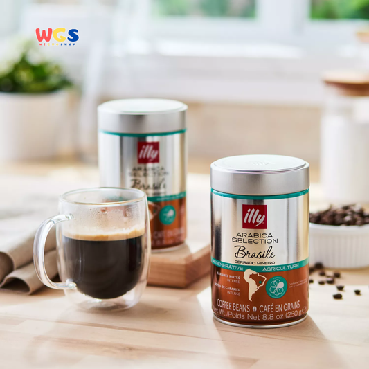 Illy Arabica Selection Brasile Coffee Beans 250g – Biji Kopi Arabika