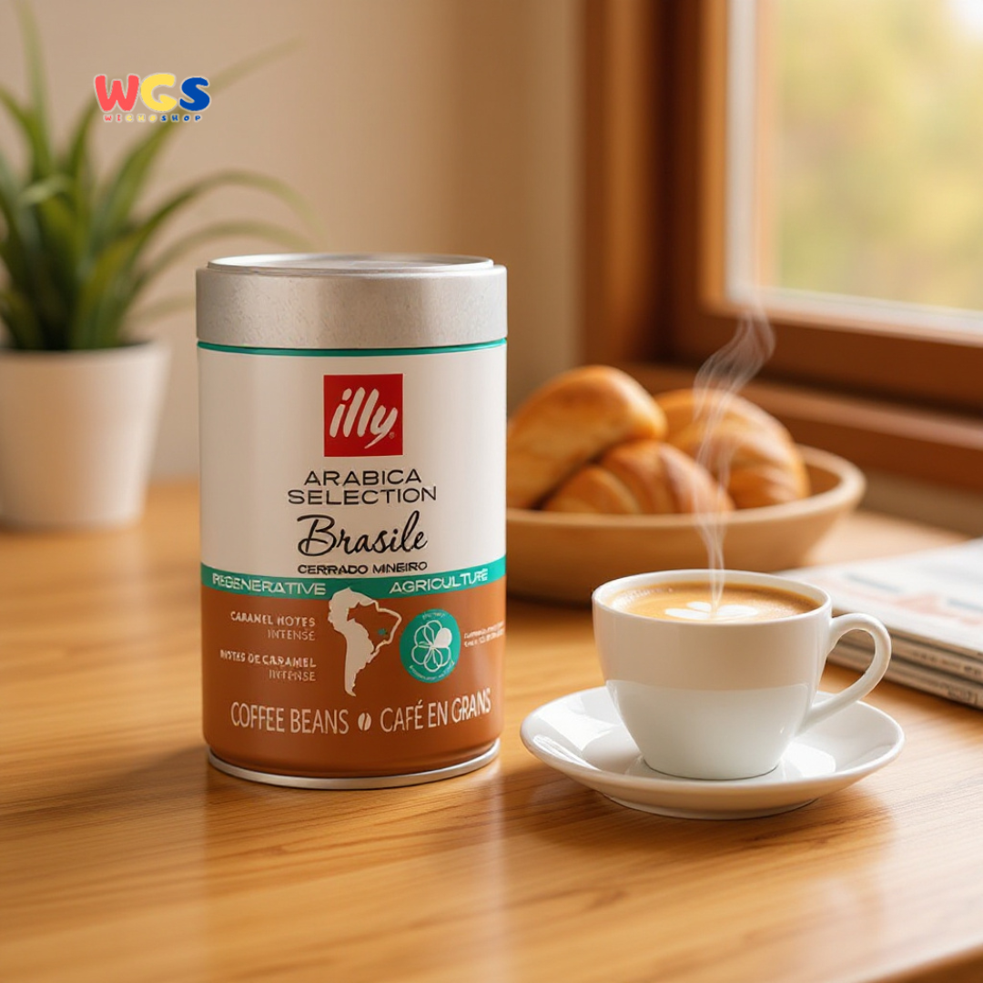 Illy Arabica Selection Brasile Coffee Beans 250g – Biji Kopi Arabika