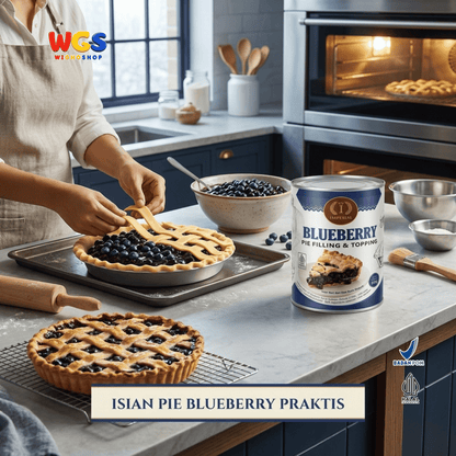 Imperial Blueberry Pie Filling & Topping 595g - Isian Blueberry 40% Siap Pakai untuk Pie Cheesecake Cake Pastry