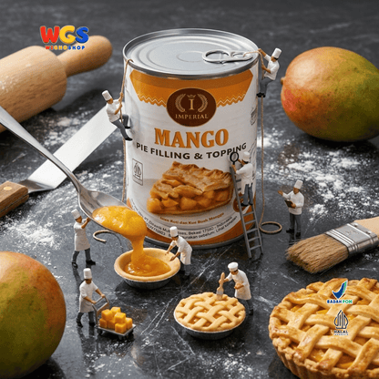 Imperial Mango Pie Filling & Topping 595g - Isian Mangga 40% Siap Pakai untuk Pie Cake Roti Pastry Dessert Bakery