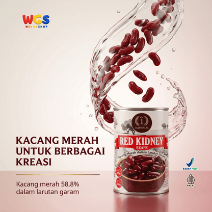 Imperial Red Kidney Beans 425g - Kacang Merah Kaleng untuk Chili Con Carne Sup Salad Burrito