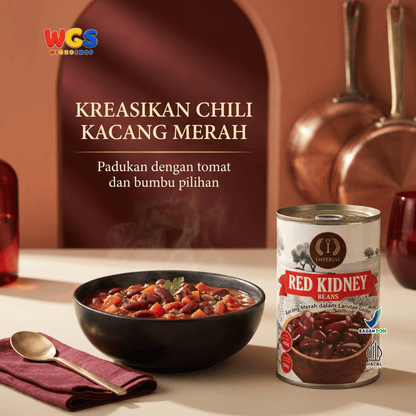 Imperial Red Kidney Beans 425g - Kacang Merah Kaleng untuk Chili Con Carne Sup Salad Burrito