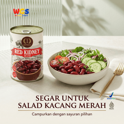 Imperial Red Kidney Beans 425g - Kacang Merah Kaleng untuk Chili Con Carne Sup Salad Burrito