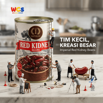 Imperial Red Kidney Beans 425g - Kacang Merah Kaleng untuk Chili Con Carne Sup Salad Burrito