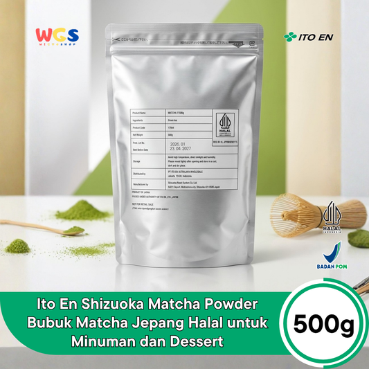 Ito En Shizuoka Matcha Powder 500g - Bubuk Matcha Jepang Halal untuk Minuman dan Dessert