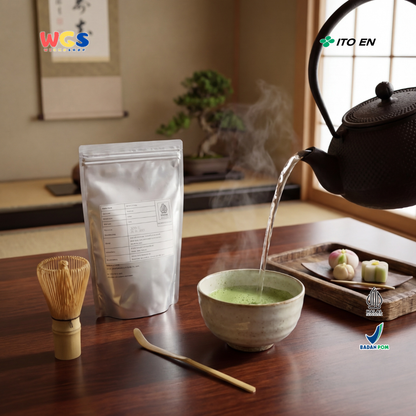 Ito En Shizuoka Matcha Powder 500g - Bubuk Matcha Jepang Halal untuk Minuman dan Dessert