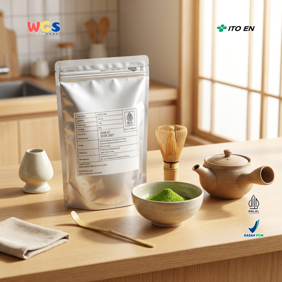 Ito En Shizuoka Matcha Powder 500g - Bubuk Matcha Jepang Halal untuk Minuman dan Dessert