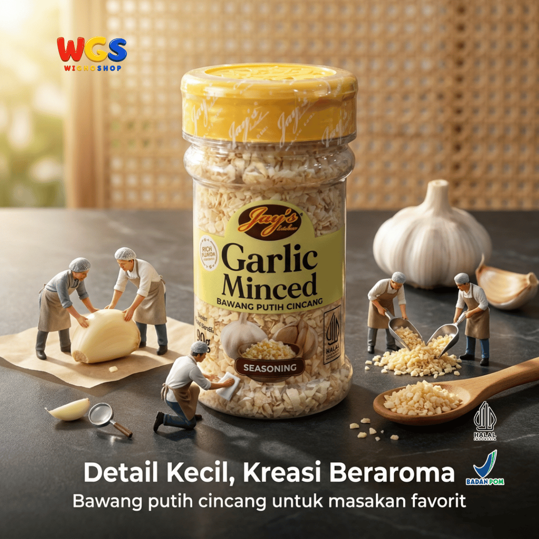 Jays Garlic Minced 90 gr - Minced Garlic
