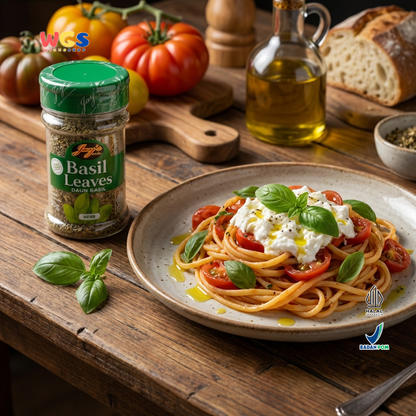 Jay’s Kitchen Basil Leaves 20g - Daun Basil Kering untuk Pasta, Pizza, Saus dan Masakan Italia