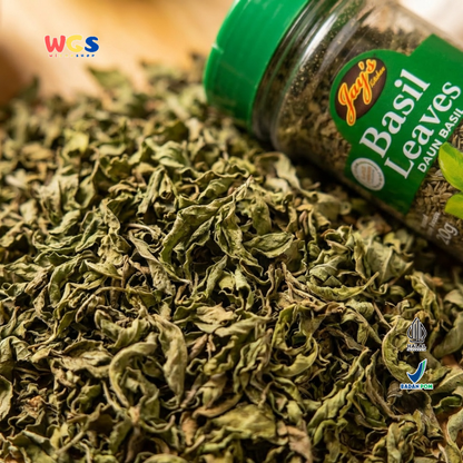 Jay’s Kitchen Basil Leaves 20g - Daun Basil Kering untuk Pasta, Pizza, Saus dan Masakan Italia