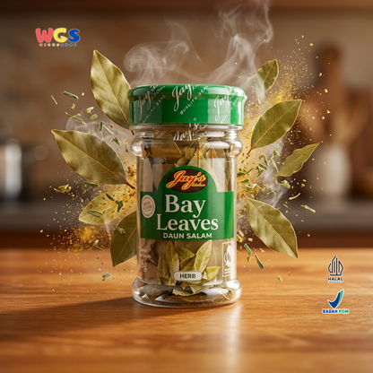 Jay’s Kitchen Bay Leaves Daun Salam 8g - Daun Salam Kering untuk Sup Semur Pasta Kaldu dan Saus