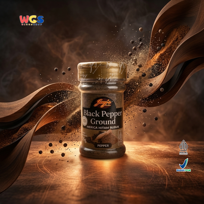 Jays Black Pepper Ground 55 gr - Black Pepper Powder
