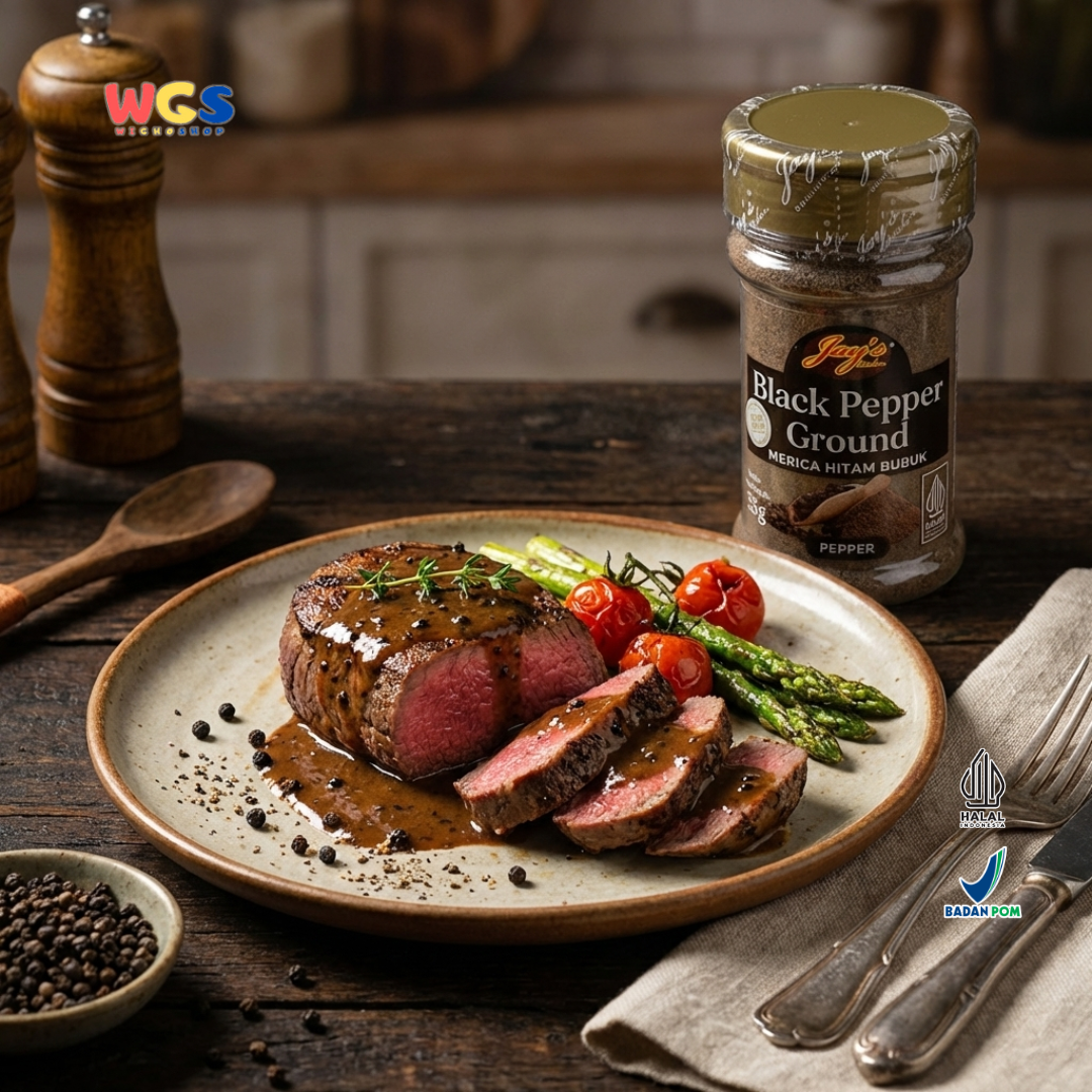 Jays Black Pepper Ground 55 gr - Black Pepper Powder